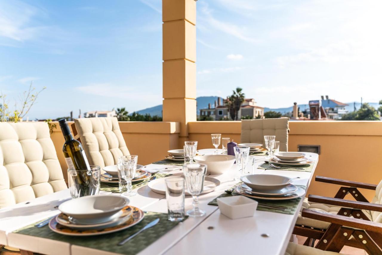 Coastline maisonette near Athens Airport and Rafina Port Artemida  Exterior foto